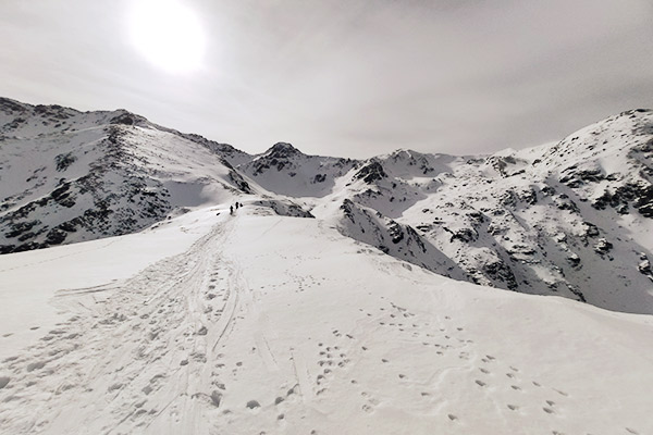 Tourenspur Konjuska Peak, Albanien