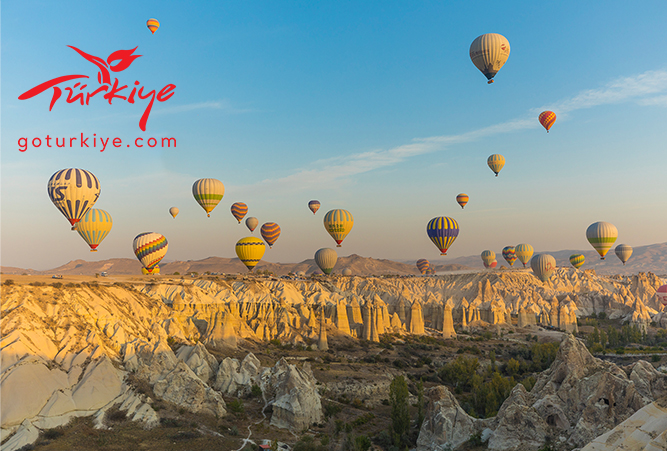 Luftballons in Kappadokien, Türkei