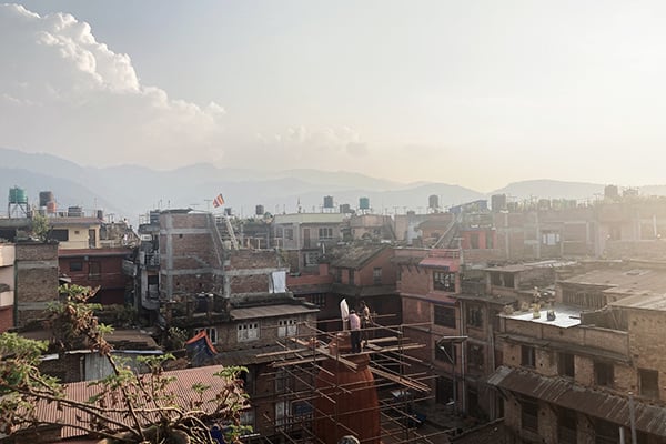 Über den Dächern von Bhatkapur