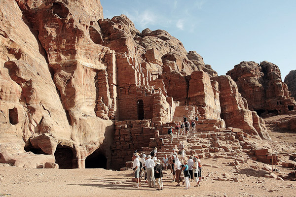 Urnengrab in Petra, Jordanien