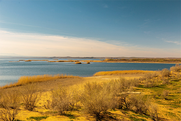 Der malerische Aidarkulsee 