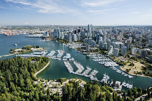 Stanley Park und Vancouver, British Columbia