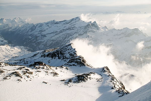 Aussicht von der Vincentpyramide