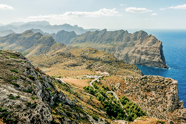 Ausblick auf die Küste Mallorcas