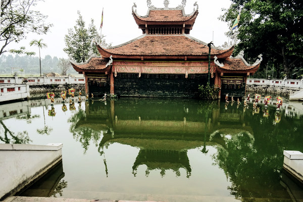 Bühne für das Wasserpuppentheater