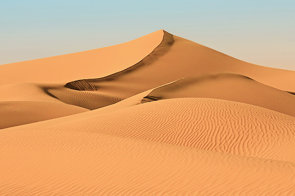 Dünenmeer in der marokkanischen Sahara