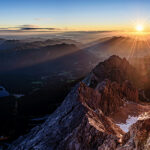 Ausblick von der Zugspitze