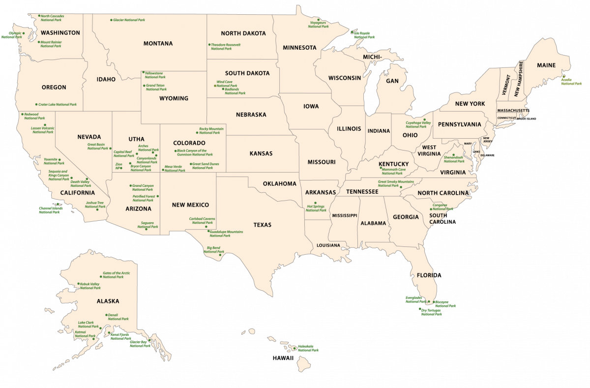 Wie Viele Nationalparks Gibt Es In Den Usa www.asi-reisen.de
